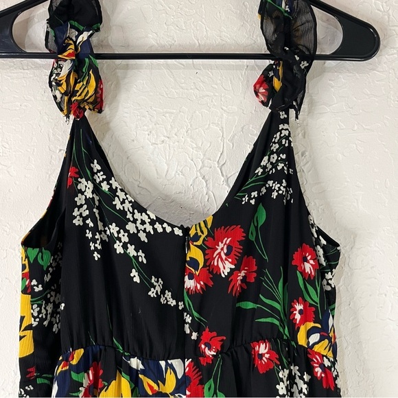 Madewell Ruffle Strap Wrap Dress in Orchid Bouquet Floral Print - Picture 9 of 13